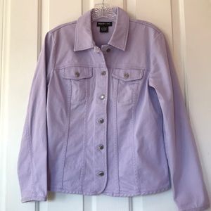 Style&co. Lavender Jean Jacket
